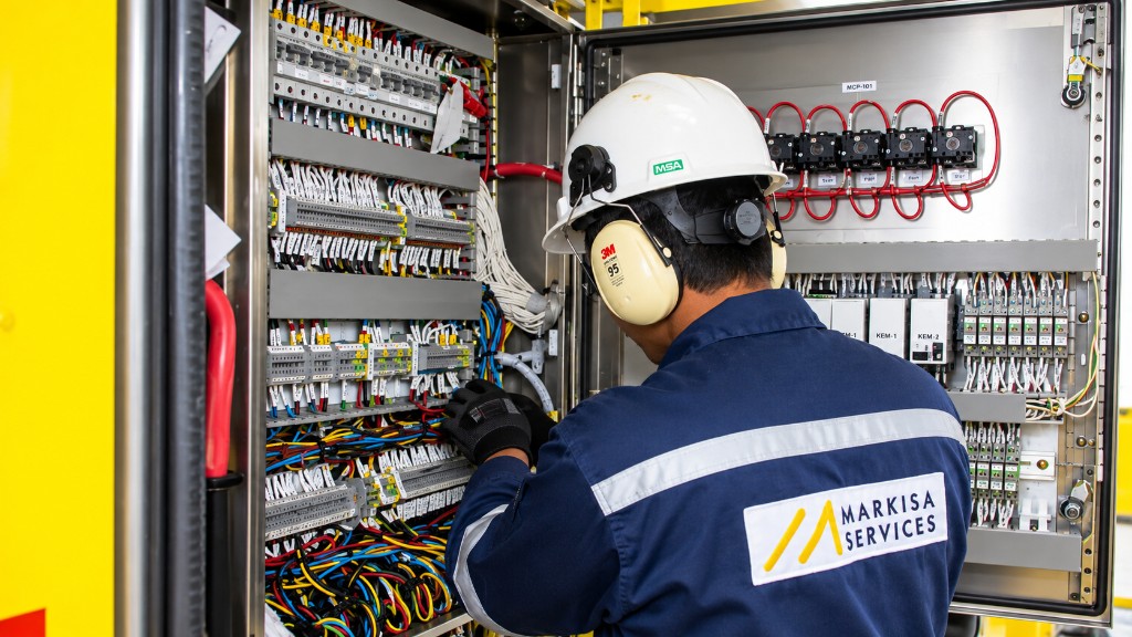 Technician at work
