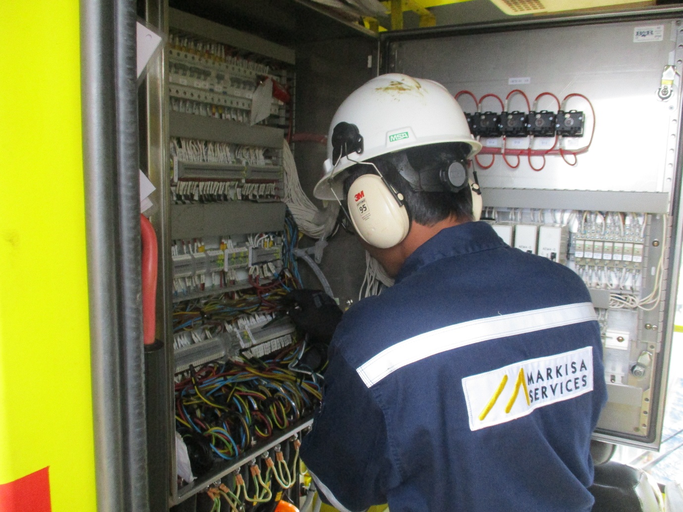 Technician at work